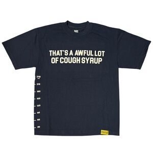 That's A Awful Lot Of Cough Syrup in Navy/White Size: Medium NWOT